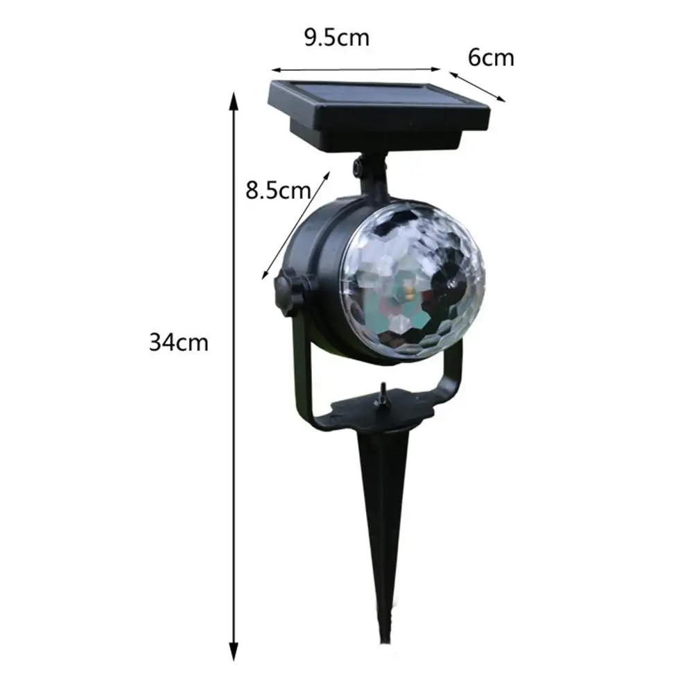 IP65 Solar Light Rotating Colorful Starry Floodlight Outdoor Projector Decoration Lamp 500mAh 14500 Lithium Battery
IP65 Solar Light Rotating Colorful Starry Floodlight Outdoor Projector Decoration Lamp 500mAh 14500 Lithium Battery