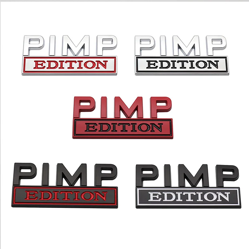 Car Styling PIMP Edition Emblem Metal Car Sticker for Jeep Car Rear Trunk Emblem Badge 3D Emblem Decal Auto Accessories
Car Styling PIMP Edition Emblem Metal Car Sticker for Jeep Car Rear Trunk Emblem Badge 3D Emblem Decal Auto Accessories