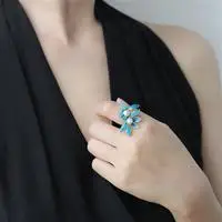 Shengshi National Style Jaulin Classical Graceful Personality S925 Sterling Silver Pearl Ring Han Chinese Clothing Accessories O
Shengshi National Style Jaulin Classical Graceful Personality S925 Sterling Silver Pearl Ring Han Chinese Clothing Accessories O