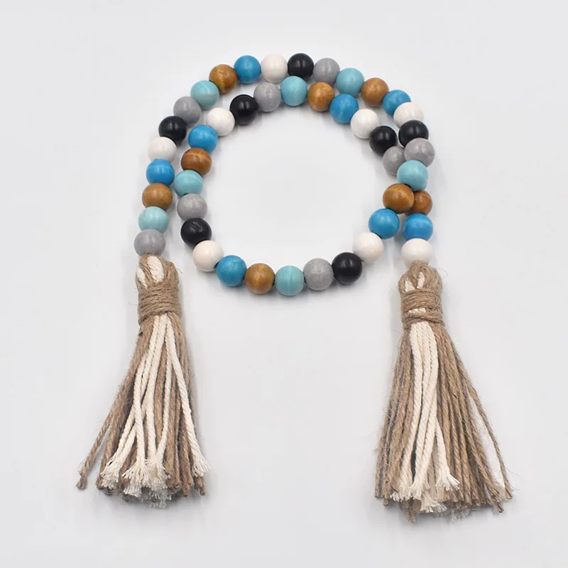New Wooden Bead Tassel Beaded Long 94CM Ocean Style Wooden Bead Diy Loose Bead Home Decoration Wall Decoration Pendant
New Wooden Bead Tassel Beaded Long 94CM Ocean Style Wooden Bead Diy Loose Bead Home Decoration Wall Decoration Pendant