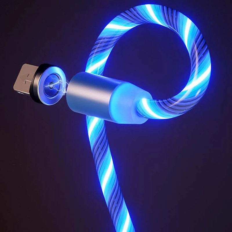 Flowing Light Magnetic Charging Mobile Phone Cable for iphone charger Wire for Samaung LED Micro USB Type C
Flowing Light Magnetic Charging Mobile Phone Cable for iphone charger Wire for Samaung LED Micro USB Type C