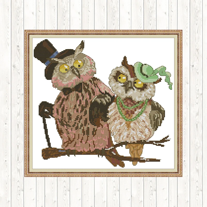 Набор для вышивки крестом Joy Sunday Owl набор рукоделия из ткани Aida 14CT 11CT DMC|Упаковка| |