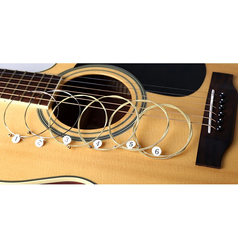 6pcs/set Universal Acoustic Guitar String Brass Hexagonal Steel Core Strings For Musical Instruments Guitars Strings Guitar Part
6pcs/set Universal Acoustic Guitar String Brass Hexagonal Steel Core Strings For Musical Instruments Guitars Strings Guitar Part