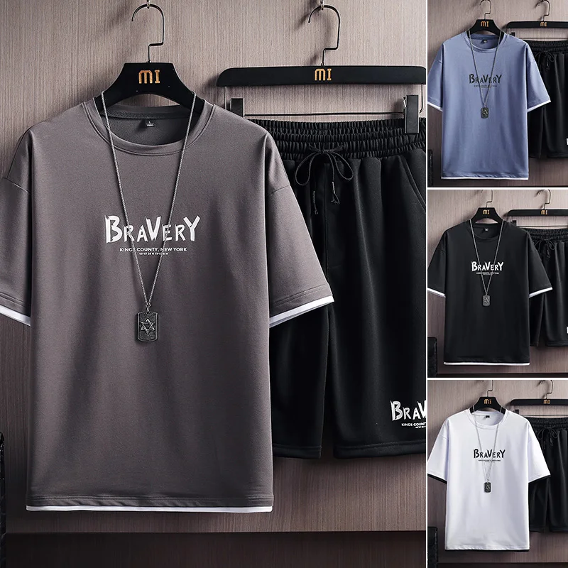 Костюм спортивный мужской из футболки с коротким рукавом и шортов, размеры до 5XL
Костюм спортивный мужской из футболки с коротким рукавом и шортов, размеры до 5XL