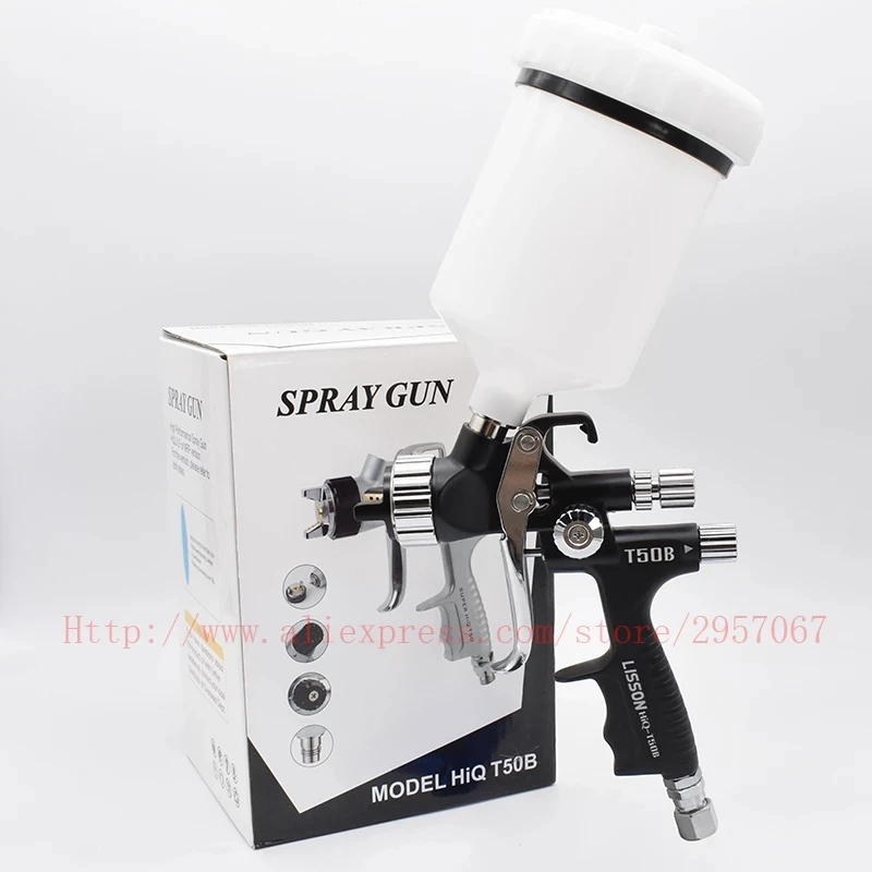LVLP Spray Gun 1.3mm nozzle Gravity Paint Spray Guns Airbrush with 600cc PPS Paint Mixing Cups Adaptor for Car Coating Painting
LVLP Spray Gun 1.3mm nozzle Gravity Paint Spray Guns Airbrush with 600cc PPS Paint Mixing Cups Adaptor for Car Coating Painting