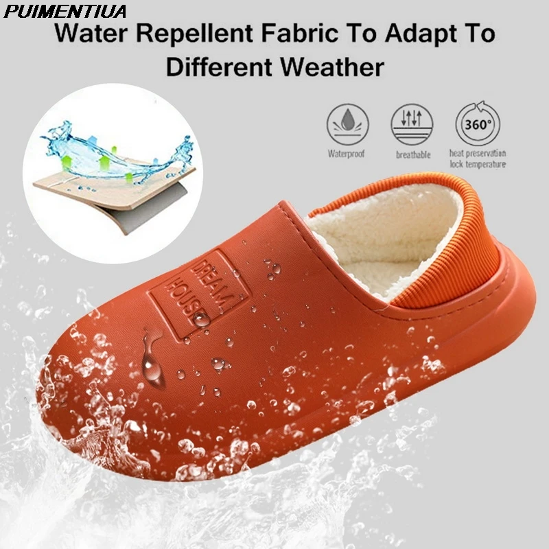 Waterproof Non-Slip Home Slippers Winter Warm Home Women Indoor Cotton Non-slips Ladies Soft Slippers Memory Foam Couple Shoes
Waterproof Non-Slip Home Slippers Winter Warm Home Women Indoor Cotton Non-slips Ladies Soft Slippers Memory Foam Couple Shoes