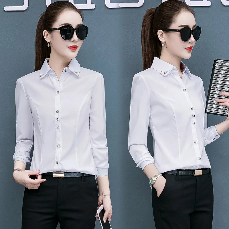 5XL Plus Size 2021 Spring New Women Long Sleeve Slim Button Shirts Blouses Casual Office Shirt Tops Blusas 
5XL Plus Size 2021 Spring New Women Long Sleeve Slim Button Shirts Blouses Casual Office Shirt Tops Blusas