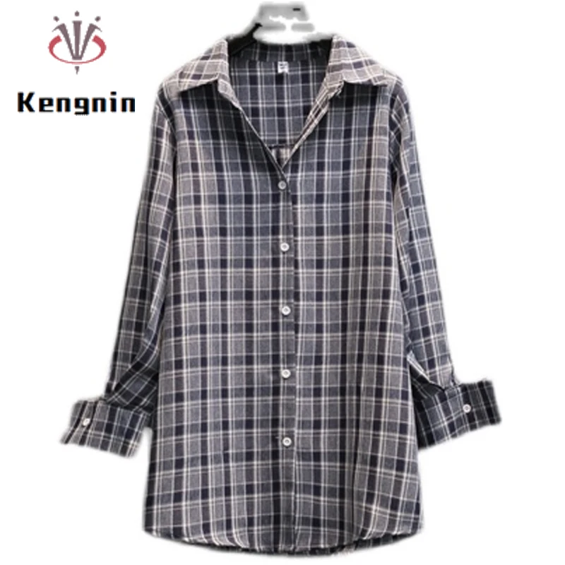 2022 Spring Autumn Women Dress Oversized Female Dresses Plaid Shirt Robe Dress Loose Long Sleeve Office Lady Tops KE923
2022 Spring Autumn Women Dress Oversized Female Dresses Plaid Shirt Robe Dress Loose Long Sleeve Office Lady Tops KE923