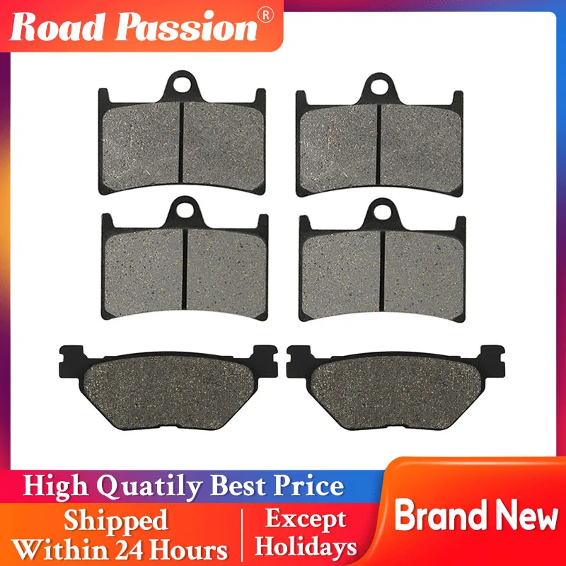 Road Passion Motorcycle Front and Rear Brake Pads For YAMAHA T-Max530 XP530 Black Max TDM900 XT1200 XV1700 XV1900 FJR1300
Road Passion Motorcycle Front and Rear Brake Pads For YAMAHA T-Max530 XP530 Black Max TDM900 XT1200 XV1700 XV1900 FJR1300