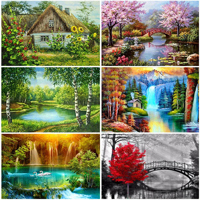 DIY Scenic 5D Diamond Painting Full Square Drill Resin Landscape Diamond Embroidery Cross Stitch Kits Wall Art Home Decor Gift
DIY Scenic 5D Diamond Painting Full Square Drill Resin Landscape Diamond Embroidery Cross Stitch Kits Wall Art Home Decor Gift