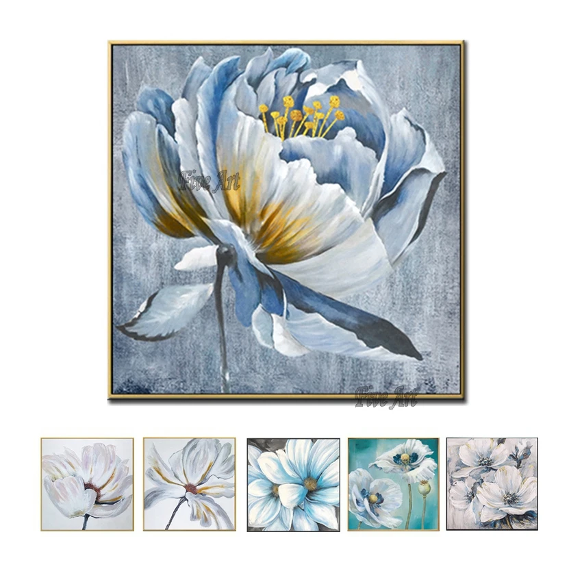 Modern New Home Decor Flower Oil Painting Wall Hanging Canvas Art 100% Hand Painted Abstract Floral Paintings Picture Cheap
Modern New Home Decor Flower Oil Painting Wall Hanging Canvas Art 100% Hand Painted Abstract Floral Paintings Picture Cheap