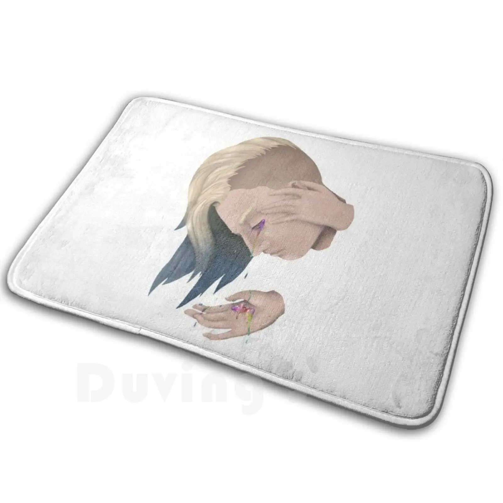 Креативная кровь, кровавые слезы. Коврик-ковер Противоскользящий коврик для пола для спальни креативный Творческий окрашенный крашеный во... 
Креативная кровь, кровавые слезы. Коврик-ковер Противоскользящий коврик для пола для спальни креативный Творческий окрашенный крашеный во...