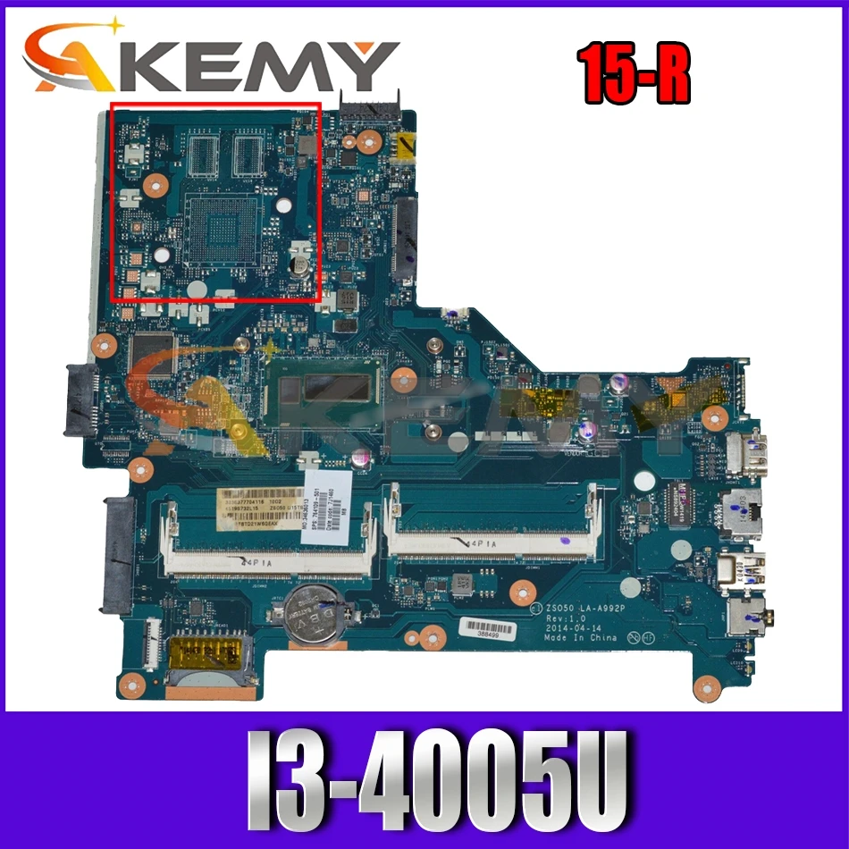776082-501 For HP Pavillion 15-R 776082-601 LA-A992P I3-4005U DDR3 Notebook motherboard Mainboard full test 100% work
776082-501 For HP Pavillion 15-R 776082-601 LA-A992P I3-4005U DDR3 Notebook motherboard Mainboard full test 100% work
