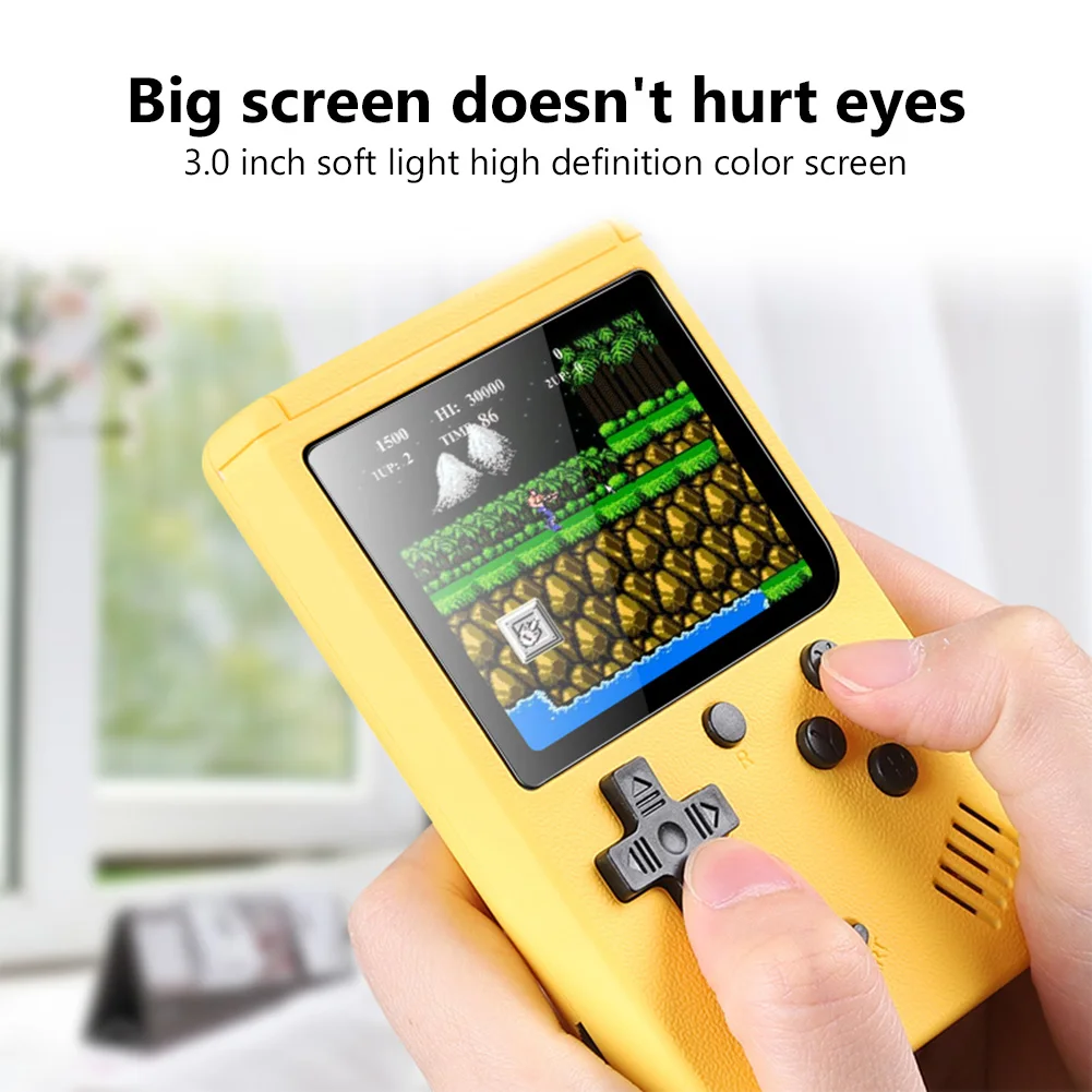 Handheld Game Console 8 Bit Portable Classic Game Player Large LCD Screen Game Player Childhood Memory Game Console
Handheld Game Console 8 Bit Portable Classic Game Player Large LCD Screen Game Player Childhood Memory Game Console