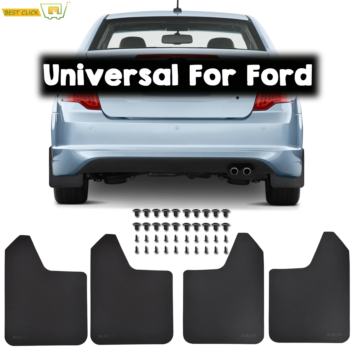 Гоночные Брызговики для Ford Mustang Fusion Edge Escort Galaxy B Max C max Ka Flex Mercury Mariner