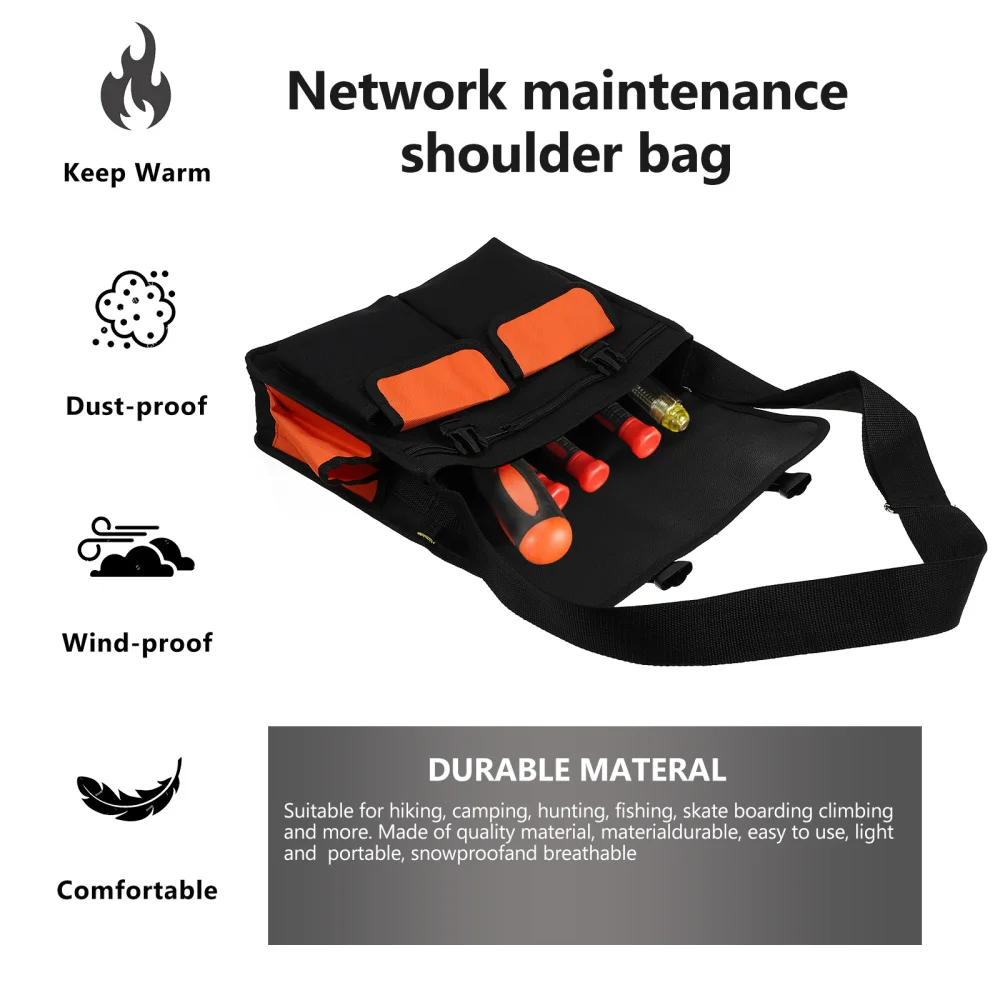 1pc Large Capacity Tool Storage Bag Electrician Tool Organizer Carrying Pouch
1pc Large Capacity Tool Storage Bag Electrician Tool Organizer Carrying Pouch
