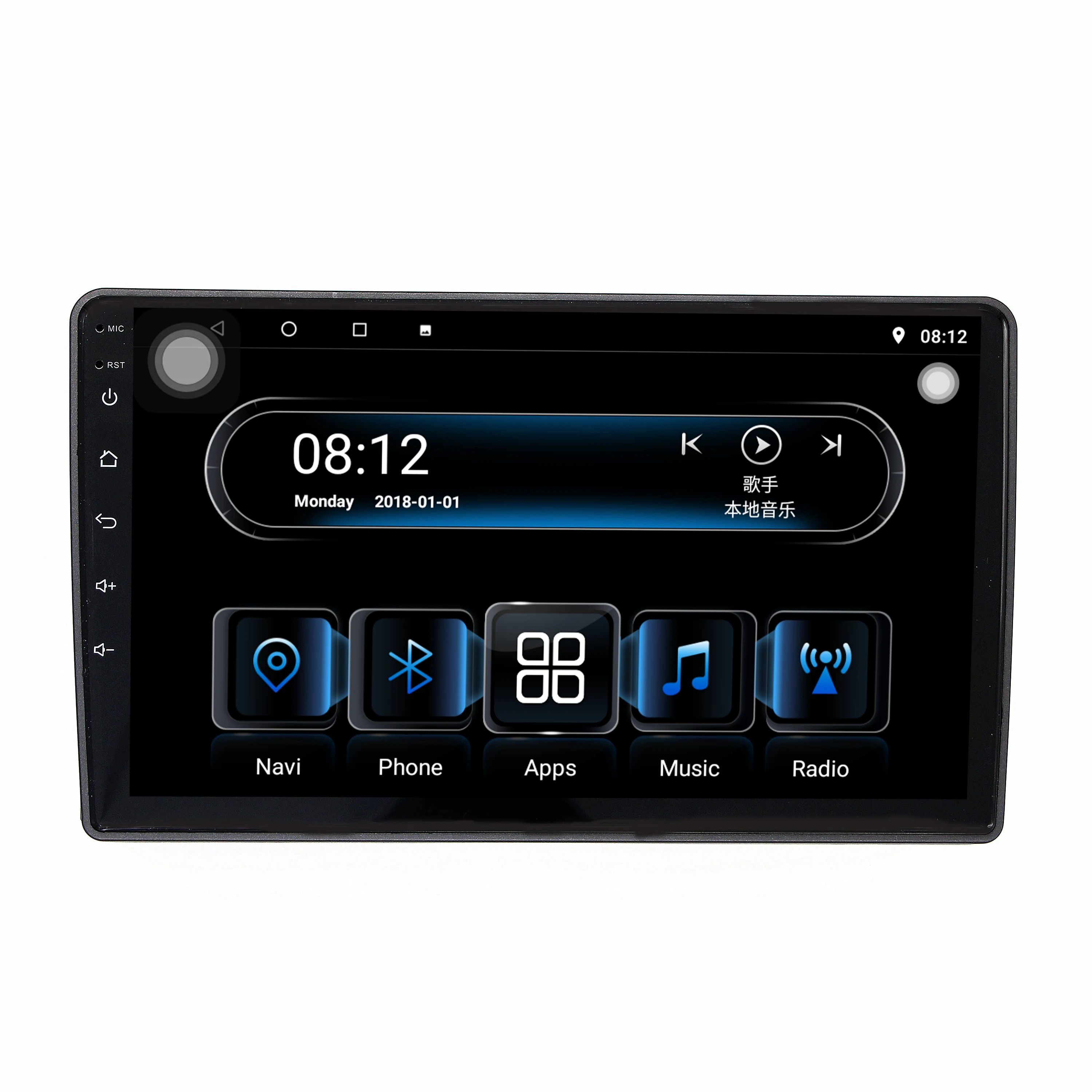 1din 8 ядерный Android 9 1 автомобильный стерео радио мультимедийный плеер для Ford transit с