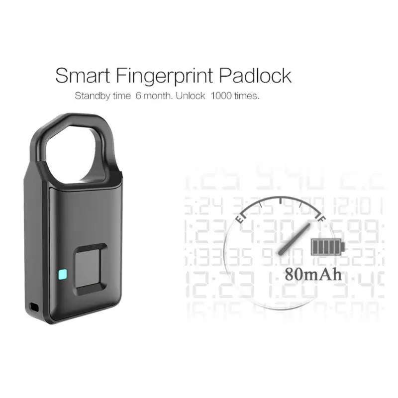 P4 USB Charging Fingerprint Lock Anti-theft Keyless Lock Home Luggage Dormitory Locker Warehouse Door Electronic Padlock 
P4 USB Charging Fingerprint Lock Anti-theft Keyless Lock Home Luggage Dormitory Locker Warehouse Door Electronic Padlock