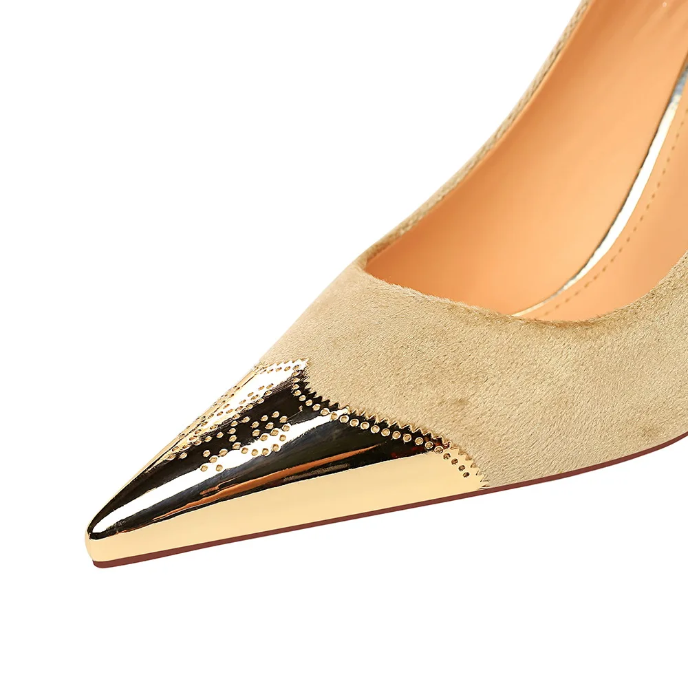 Euramerican style Sexy High heels Pointed head Heightens Solid color Low band Thin Heel Feasts Single Shoe
Euramerican style Sexy High heels Pointed head Heightens Solid color Low band Thin Heel Feasts Single Shoe