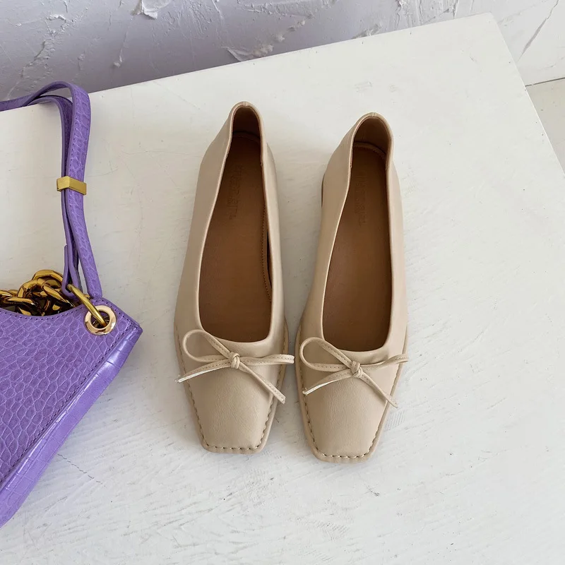 Shoes Woman Flats Soft All-Match Casual Female Sneakers Square Toe Bow-Knot Autumn Modis Dress New Comfortable Butterfly Fall
Shoes Woman Flats Soft All-Match Casual Female Sneakers Square Toe Bow-Knot Autumn Modis Dress New Comfortable Butterfly Fall
