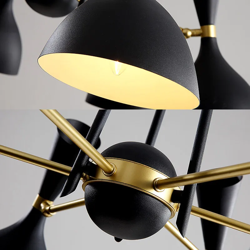 Chandelier for Bedroom Living Room Kitchen Dining Room Home Decoration Modern Nordic Ceiling Lighting Fixtures Black White
Chandelier for Bedroom Living Room Kitchen Dining Room Home Decoration Modern Nordic Ceiling Lighting Fixtures Black White