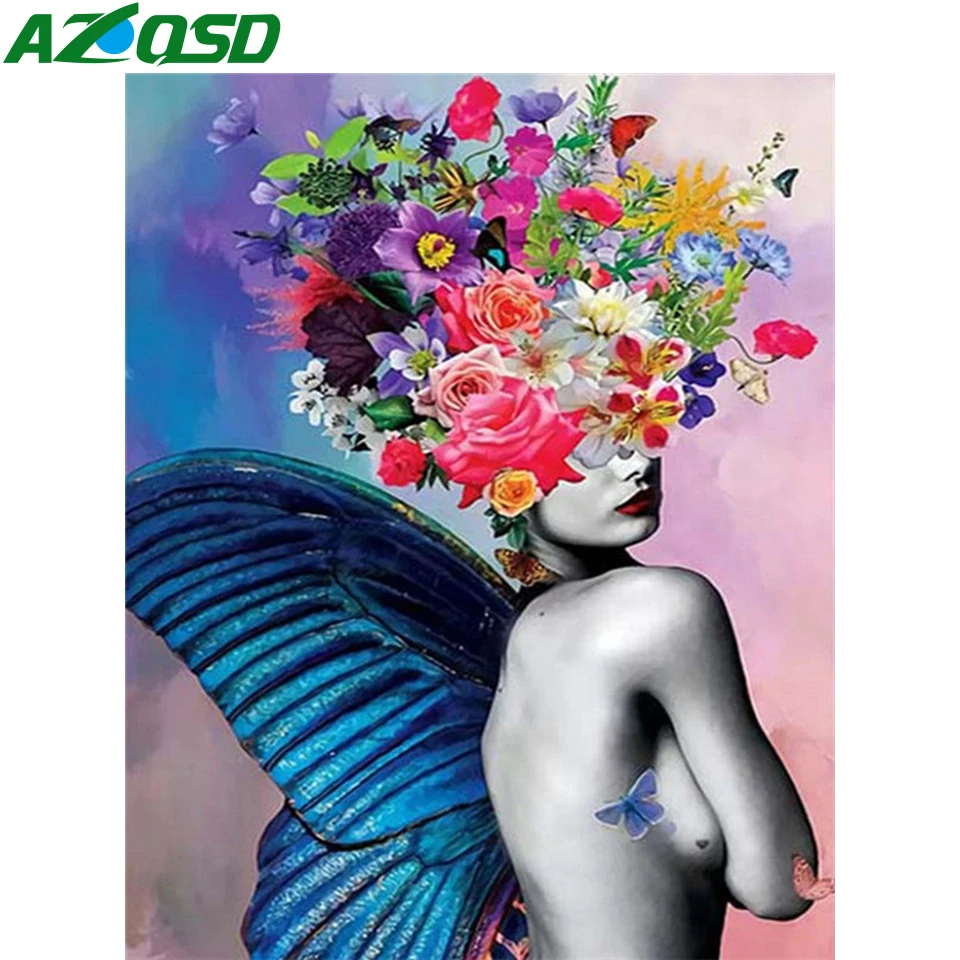AZQSD Paint By Numbers For Adults Woman Flower Picture By Numbers Girl Angel Portrait HandPainted On Canvas Gift Decor For Home
AZQSD Paint By Numbers For Adults Woman Flower Picture By Numbers Girl Angel Portrait HandPainted On Canvas Gift Decor For Home
