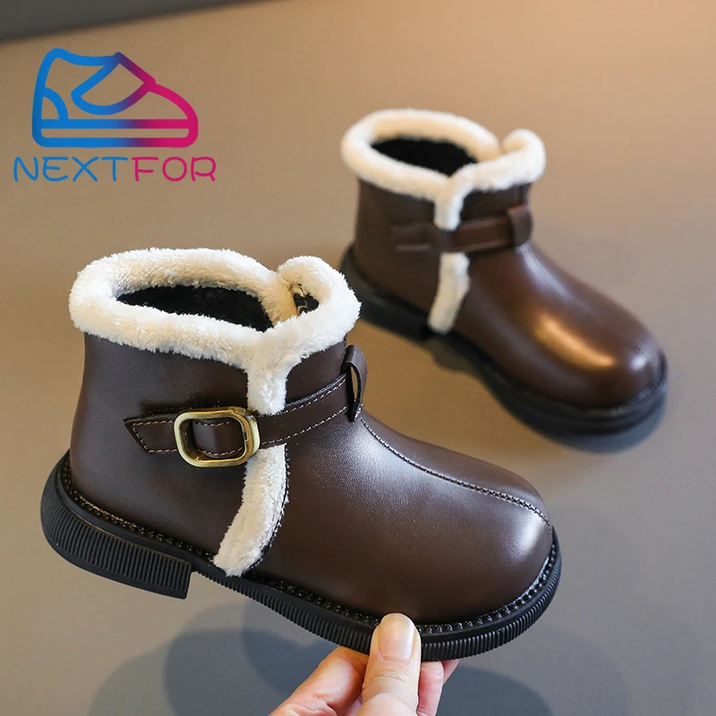 New Arrival Fashion Non-Slip Cotton Shoes Boys and Girls Comfortable Warm Fur High-top Leather Shoes Winter Slip-on Student Shoe
New Arrival Fashion Non-Slip Cotton Shoes Boys and Girls Comfortable Warm Fur High-top Leather Shoes Winter Slip-on Student Shoe