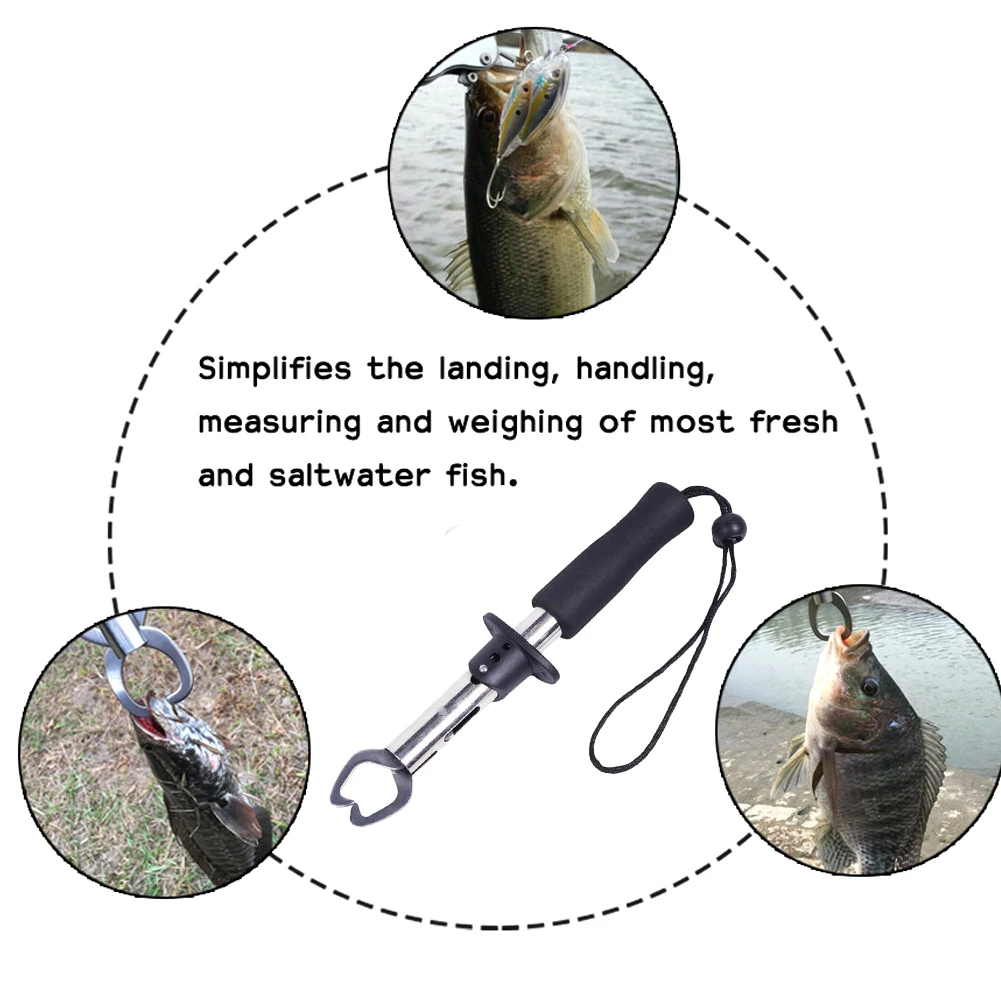 Portable Fishing Gripper Stainless Steel Fish Lip Grip Handle Grab Carp Fishing Lip Grip Alicate De Pesca Fishing Tackle Tools
Portable Fishing Gripper Stainless Steel Fish Lip Grip Handle Grab Carp Fishing Lip Grip Alicate De Pesca Fishing Tackle Tools