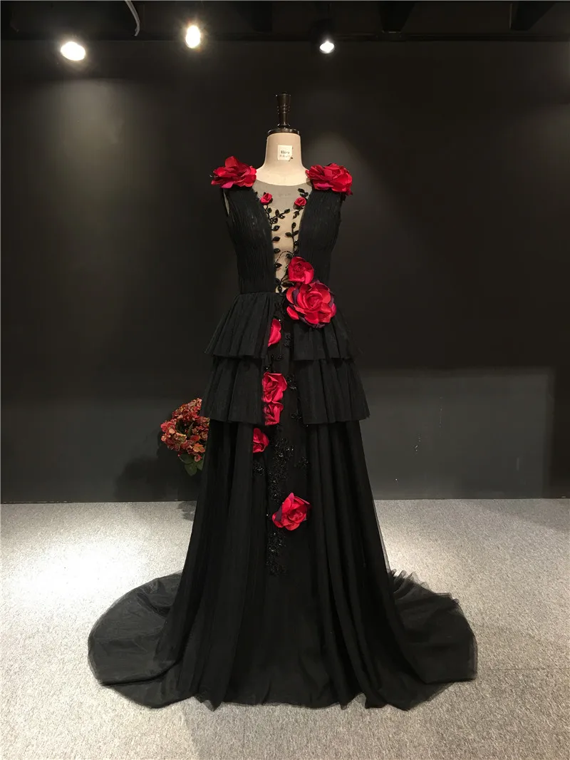 Маркизы Vestidos de fiesta реальные фотографии черный, v-образный вырез, с цветами, платье трапециевидной формы без рукавов, вечерние танцевальные В...
Маркизы Vestidos de fiesta реальные фотографии черный, v-образный вырез, с цветами, платье трапециевидной формы без рукавов, вечерние танцевальные В...