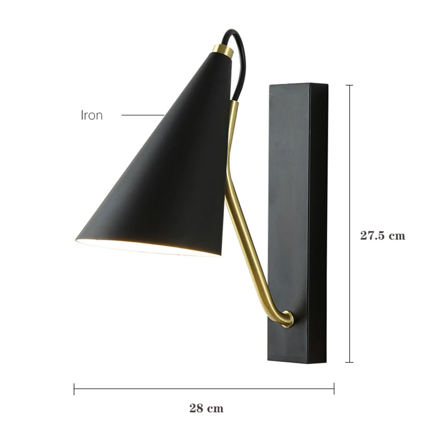 Nordic Wall Lamp Led Bedside Reading Lamp White Black Aisle Mounted Decor Luxury Wall Light Fixtures Iron Applique Luminaire
Nordic Wall Lamp Led Bedside Reading Lamp White Black Aisle Mounted Decor Luxury Wall Light Fixtures Iron Applique Luminaire