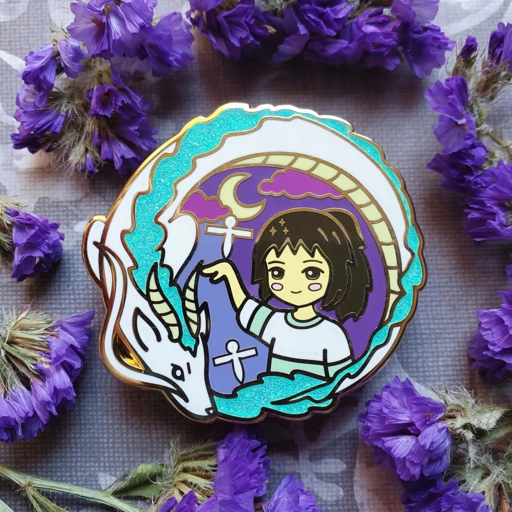 Anime Movie Spirited Away Hard Enamel Shiny White Dragon Metal Medals Badge Brooch Jewelry Kawaii Cute Cartoon Decorative Pins
Anime Movie Spirited Away Hard Enamel Shiny White Dragon Metal Medals Badge Brooch Jewelry Kawaii Cute Cartoon Decorative Pins