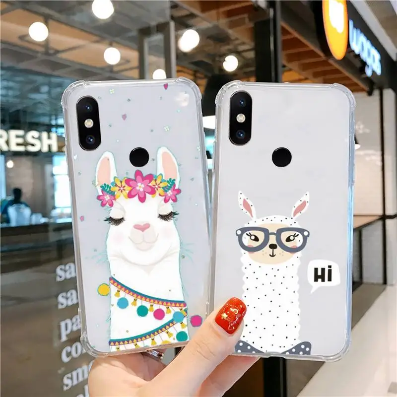 Kawaii Cute Llama Alpaca Phone Case Transparent For Xiaomi CC 9 11 MAX3 Mix3 MIX2 6X 8 5x 10S 11 10 X SE lite Pro
Kawaii Cute Llama Alpaca Phone Case Transparent For Xiaomi CC 9 11 MAX3 Mix3 MIX2 6X 8 5x 10S 11 10 X SE lite Pro