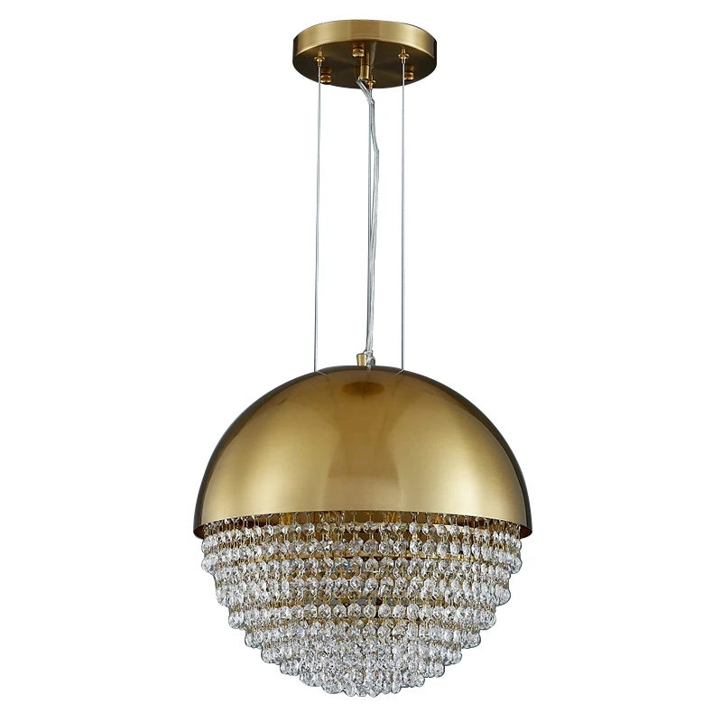 Led E14 Modern Golden Ball Stainless Steel Crystal Pendant Hanging Light Fixture Bedroom Dining Room Loft Art Decor Lamp
Led E14 Modern Golden Ball Stainless Steel Crystal Pendant Hanging Light Fixture Bedroom Dining Room Loft Art Decor Lamp