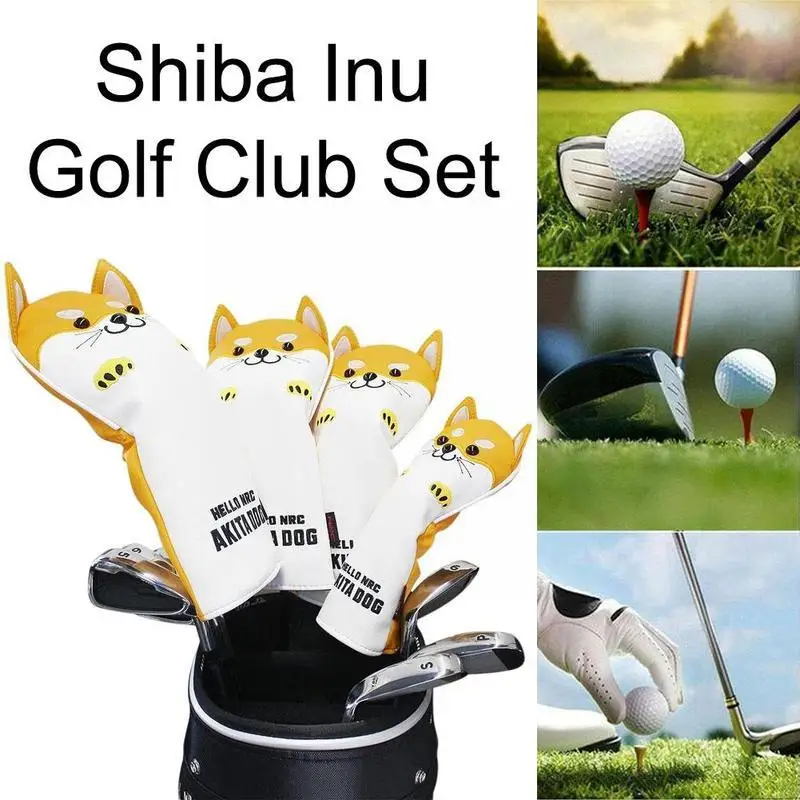Cute Pet Dog Pattern Golf Club Protective Cover For Driver Fairway Pu Leather Waterproof Hybrid Covers
Cute Pet Dog Pattern Golf Club Protective Cover For Driver Fairway Pu Leather Waterproof Hybrid Covers