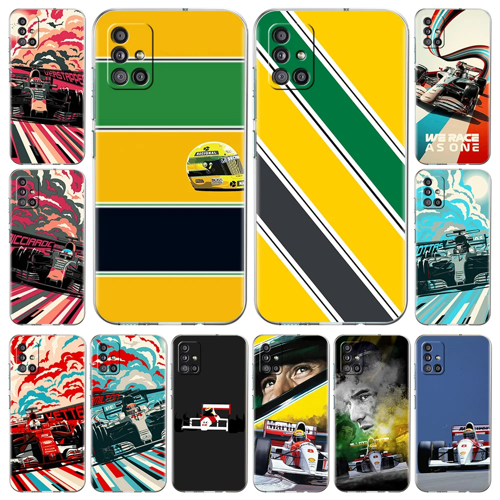 Ayrton Senna F1 Phone Case For Samsung Galaxy A51 A71 A21S A12 A11 A31 A41 A52 A32 5G A72 A01 A02S Soft Silicone Clear Cover
Ayrton Senna F1 Phone Case For Samsung Galaxy A51 A71 A21S A12 A11 A31 A41 A52 A32 5G A72 A01 A02S Soft Silicone Clear Cover