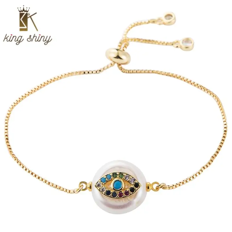 2020 New Design Fashion Gold Color Bracelet and Bangle for Woman Simple Design Evil's Eye Adjustable Copper Bracelet and Bangle
2020 New Design Fashion Gold Color Bracelet and Bangle for Woman Simple Design Evil's Eye Adjustable Copper Bracelet and Bangle