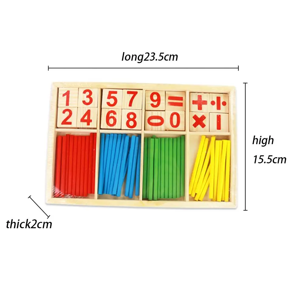 Children's Early Education Toys Digital Computing Toy Counting Rod Kindergarten Primary School Wooden Puzzle Learning Toys
Children's Early Education Toys Digital Computing Toy Counting Rod Kindergarten Primary School Wooden Puzzle Learning Toys