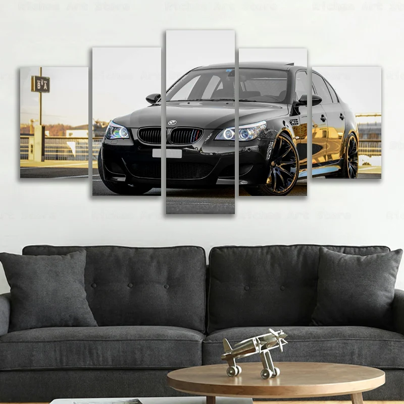 Performance car pictures BMW M5 E60 1 super car 5Pcs wall art posters and prints Canvas art frame paintings for room decoration
Performance car pictures BMW M5 E60 1 super car 5Pcs wall art posters and prints Canvas art frame paintings for room decoration