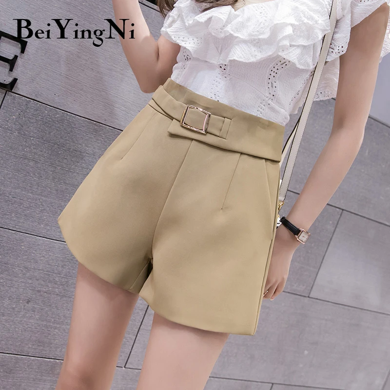Beiyingni Women Shorts Summer Solid Color Office Ladies High Waist Harajuku Shorts Female Korean Classic Streetwear Short Pants 
Beiyingni Women Shorts Summer Solid Color Office Ladies High Waist Harajuku Shorts Female Korean Classic Streetwear Short Pants