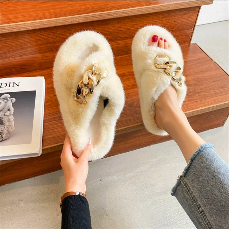 Wool Slippers Ladies 2021 New Autumn And Winter Indoor Household Non-Slip Soft And Comfortable Warm Cotton Slippers
Wool Slippers Ladies 2021 New Autumn And Winter Indoor Household Non-Slip Soft And Comfortable Warm Cotton Slippers