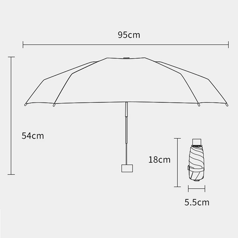 1PCS Pocket Umbrella Super Small Sun Umbrella Rainproof UV Protection Pretty Young Girl Trend Umbrella
1PCS Pocket Umbrella Super Small Sun Umbrella Rainproof UV Protection Pretty Young Girl Trend Umbrella