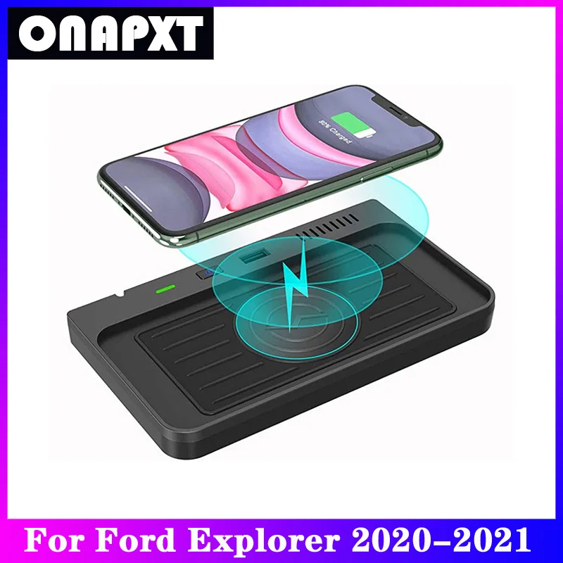 For Ford Explorer 2020-2021 Car 10W Fast QI Wireless Charger Center Console Charging Holder Mobile Phone Charger Charging Plate
For Ford Explorer 2020-2021 Car 10W Fast QI Wireless Charger Center Console Charging Holder Mobile Phone Charger Charging Plate