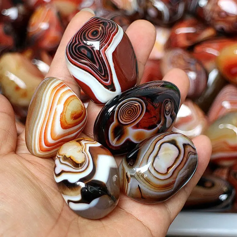 20-30mm Natural Sardonyx Stone Irregular Silk Agate Mineral Specimen Polished Reiki Healing Decor
20-30mm Natural Sardonyx Stone Irregular Silk Agate Mineral Specimen Polished Reiki Healing Decor