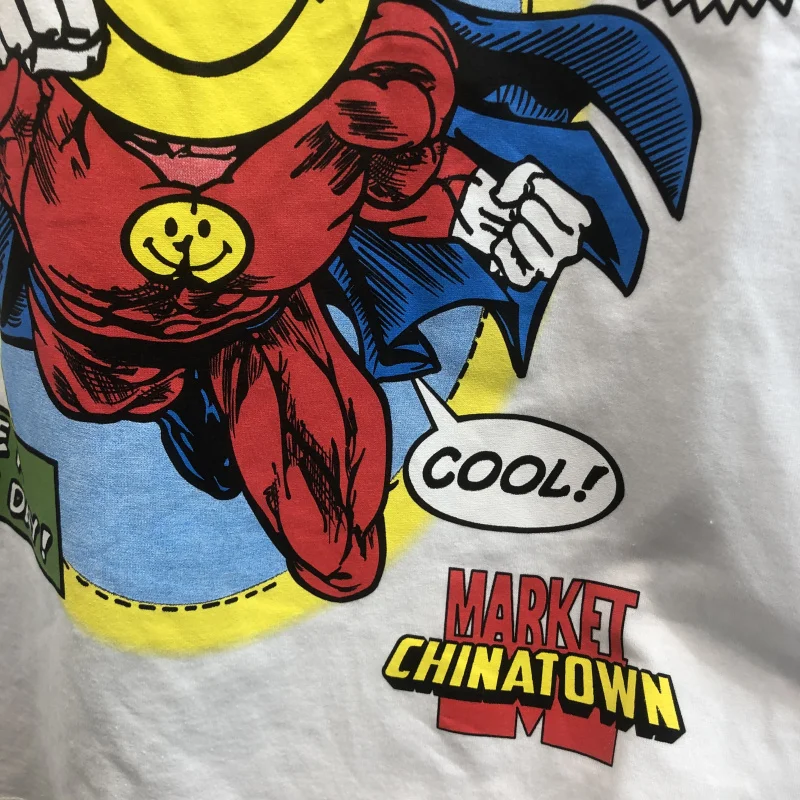Oversize T shirt Men Women High Quality Comics Graphic Print Tops Cotton Tee Market Short Sleeve
Oversize T shirt Men Women High Quality Comics Graphic Print Tops Cotton Tee Market Short Sleeve
