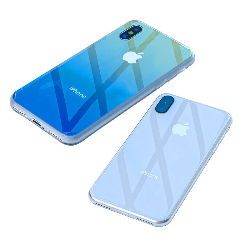Роскошные дизайнерские чехлы для Apple Iphone 11 Pro Max с градиентом синего света