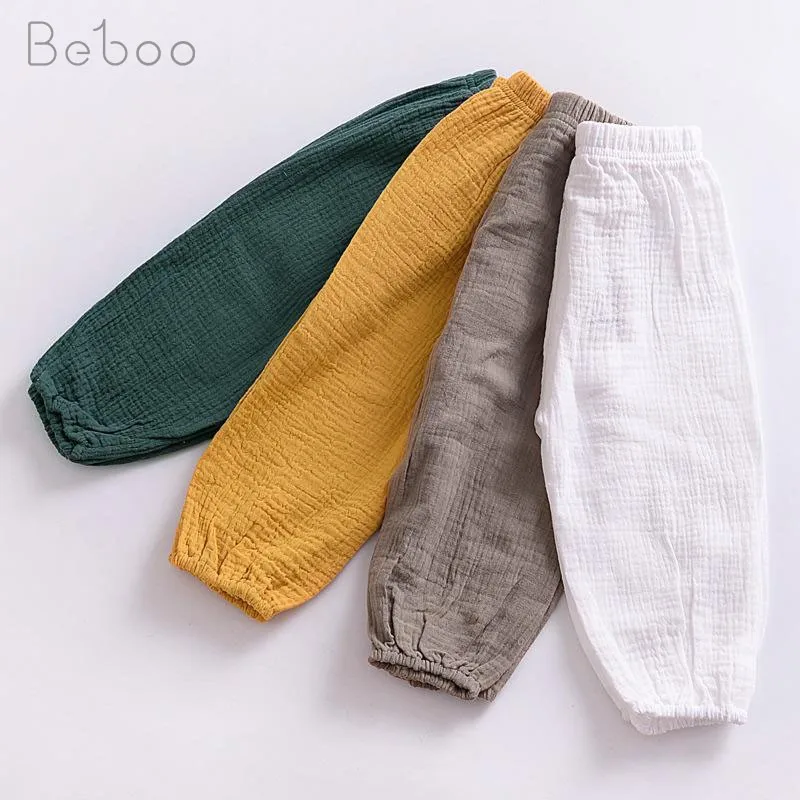 

2023 New Children's Clothing Spring Unisex Boys Pants Korean Fashion Solid Color Kids Clothes Cotton Harem Pants For 1-4y Girls