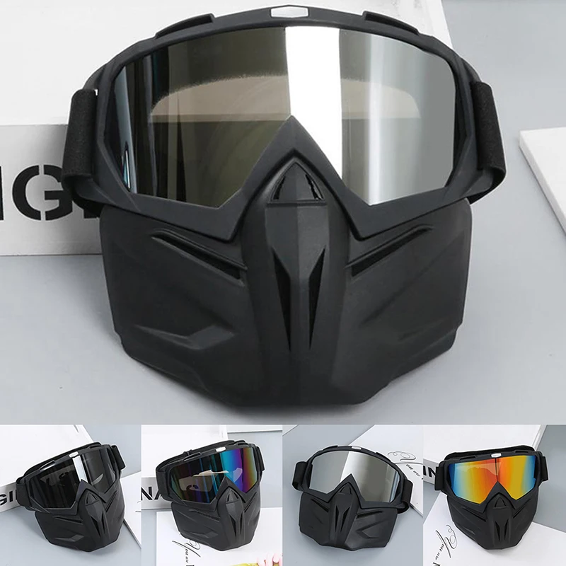Bike Motorcycle Goggles Glasses Eye Protector Removable Face Mask Adjustable
Bike Motorcycle Goggles Glasses Eye Protector Removable Face Mask Adjustable