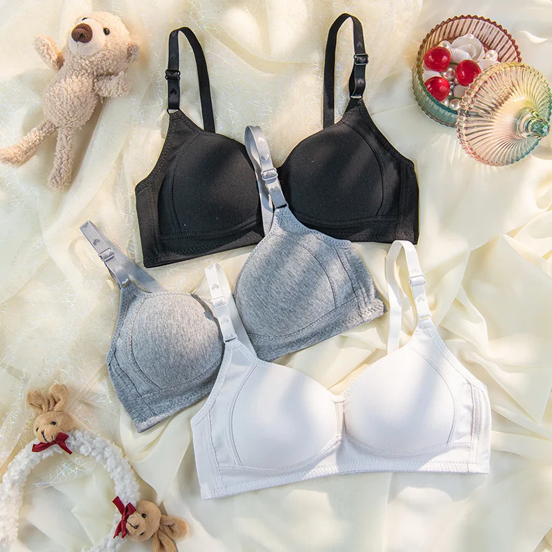 Women's Pure Cotton Thin Bra Sexy No Steel Ring on The Presumptive Type Underwear Female Student Breathable Thin Bra
Women's Pure Cotton Thin Bra Sexy No Steel Ring on The Presumptive Type Underwear Female Student Breathable Thin Bra