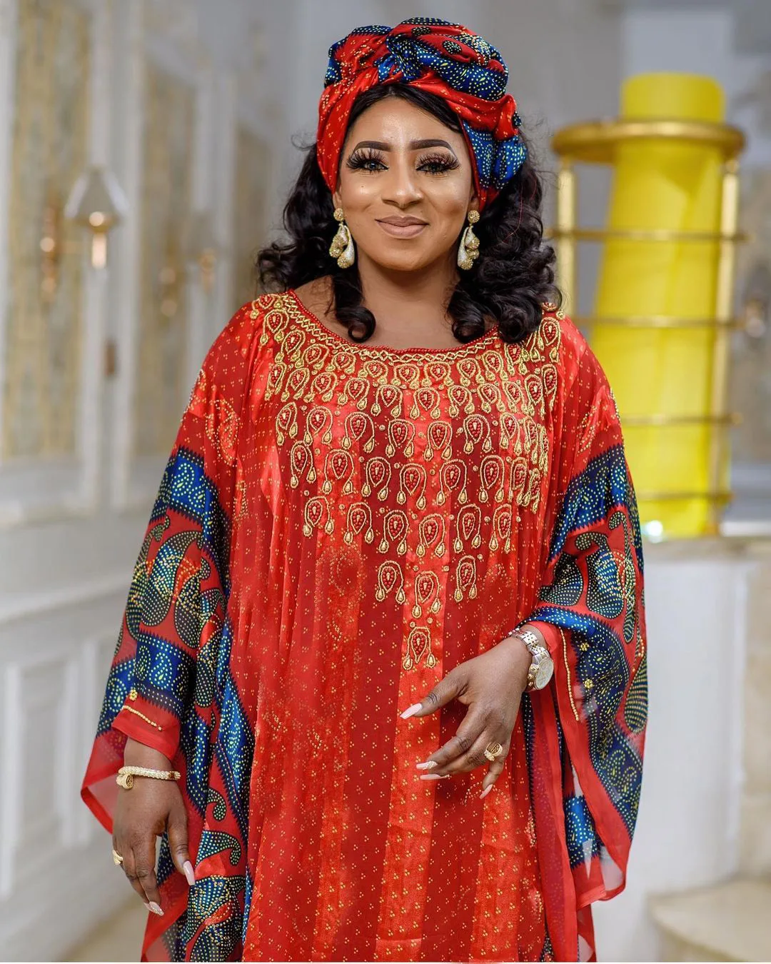 New African Chiffon Dress For Women Ankara Dashiki Long Dresses Fashion Round Neck Printing Beading Robe Dubai Arab Femme Kaftan
New African Chiffon Dress For Women Ankara Dashiki Long Dresses Fashion Round Neck Printing Beading Robe Dubai Arab Femme Kaftan