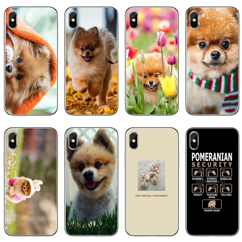 Pomeranian dogs Silicone Phone Case For Xiaomi Redmi S2 7 7A K20 6 6A 5A 4A 4X 5 Plus Note 8 4 Pro | Мобильные телефоны и